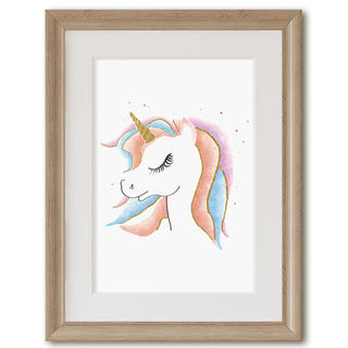 Unicorn Portrait Print