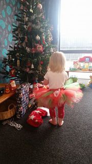 Mayhem Creations Xmas Tutu Skirt