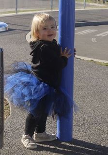 Mayhem Creations Blue tutu skirt