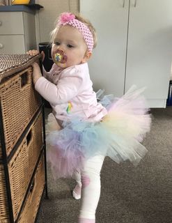 Mayhem Creations Pastel rainbow tutu skirt