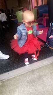 Mayhem red tutu skirt