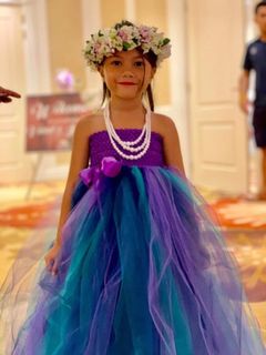 Mayhem Purple Waterfall fairy tutu dress