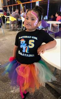 Rainbow tutu skirt