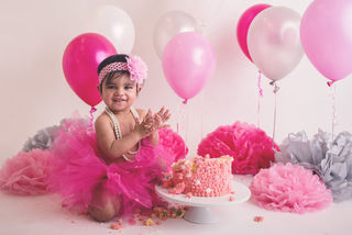 Mayhem Creations Pink Tutu Skirt cake smash