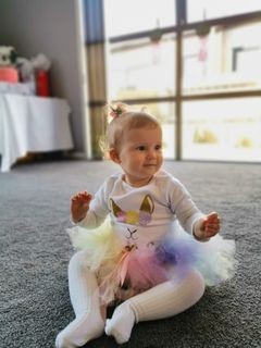 Lama Pastel Rainbow Tutu Set