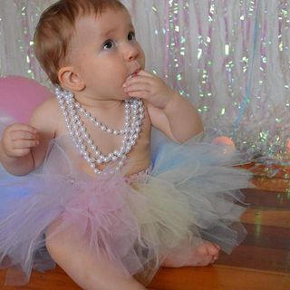 Pastel Rainbow tutu skirt