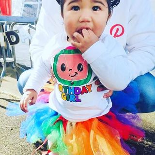 Rainbow tutu skirt