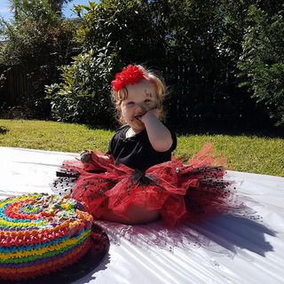 Mayhem Creations Red MiniM Tutu