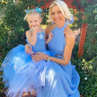 Mayhem Blue custom tutu dress