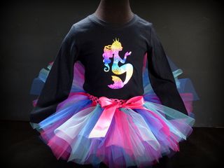Mayhem Berrylishiss Tutu and Mermaid Tshirt