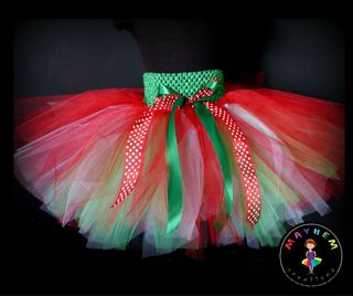 Mayhem Creations Xmas Tutu Skirt