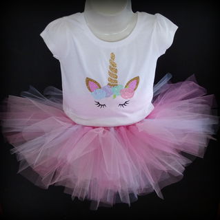 Mayhem Unicorn tutu outifit pink
