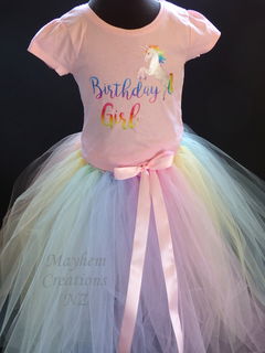 Unicorn Birthday Tutu Outfit