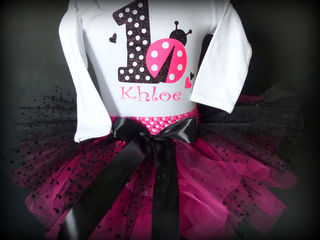 Birthday tutu set