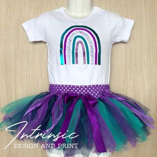 Purple tutu set
