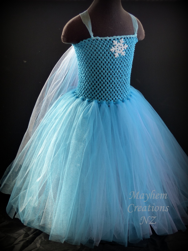 Blue Princess Tutu Dress - Winter Wonderland