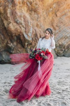 Pink tutu on sale wedding skirt